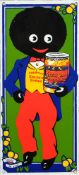 A late 20th century Robertsons Golden Shred 'Golly it's Good' enamel advertising sign by Garnier &