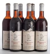 Six Coonawarra Shiraz Laira 1973 (Aus).