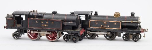 Two Hornby O gauge tank locomotives:,