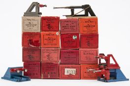 Hornby O gauge, a collection of fourteen No 1 Buffer Stops:,