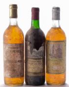A bottle of Chateau Les Marcottes, 1983,