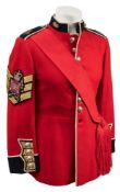 A Grenadier Guards Colour Sergeant's and Company Quartermaster Sergeants scarlet jacket:, post 1953,