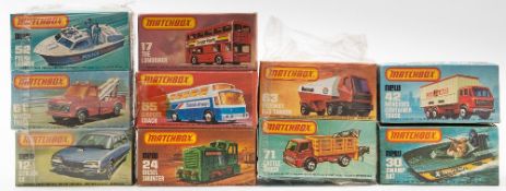 Matchbox Superfast, a group of 1970s/80s issue vehicles:,