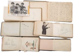Autograph Albums, a collection of six albums with signatures of various film and stage actors,
