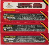Hornby Railways OO/HO gauge, a boxed group of four steam locomotives:, R063 BR 'Britannia',