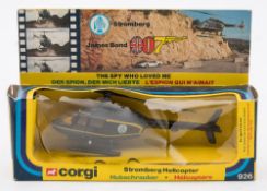 Corgi 926 'James Bond' Stromberg Helicopter from the film 'The Spy Who Loved Me':,