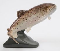 A Beswick Trout designed by Graham Tongue model no 2087:, 16cm high.