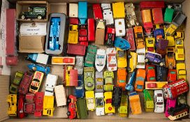 Matchbox and others ,a group of unboxed vehicles various decades.