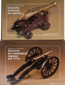 Aeropiccola (Italy) two boxed scale model artillery kits:,
