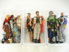 Hasbro. A group of loose Action man figures:, including 'Dr.
