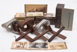 A group of early 20th century stereoscopic cards:, various makers ,
