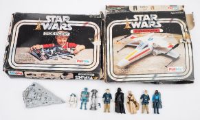 Palitoy Star Wars vintage X-Wing fighter:, in a Star Wars logo box (box damaged) ,