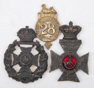 A 28th Regiment North Gloucestershire cap badge:,
