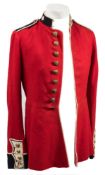 A George V military tunic:, with later incorrect button to front.