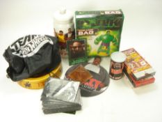 A group of film collectables distributed by Odeon cinemas:, including an 'El Cid' ashtray,