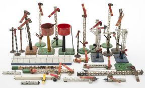 Hornby O gauge, a group of various signals:,