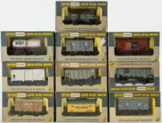 Wrenn OO/HO gauge, a boxed group of ten goods wagons:, including W5024 Salt wagon 'Colemans',