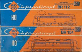 Roco OO/HO gauge, a boxed group of two overhead electric locomotives:,