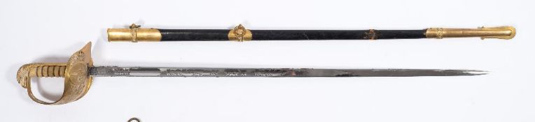 An Elizabeth II Royal Air Force Officer's dress sword by Wilkinson, London:,