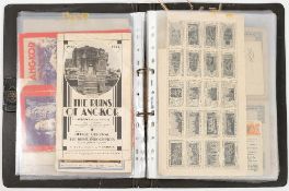 A collection of WWII service papers and related ephemera for Flight Sargent J A Saunt RAF:,