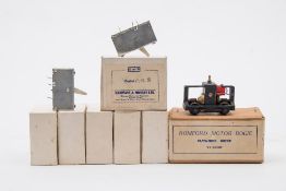 Hammant & Morgan OO/HO gauge, a boxed group of FS2 lever switches and a Romford Motor Bogie.