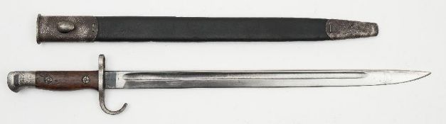 A 1907 pattern sword bayonet by Sanderson:,