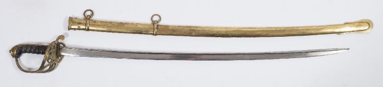 A Victorian Infantry Officer's dress sword:,