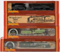 Hornby Railways OO/HO gauge, a boxed group of four steam locomotives:,