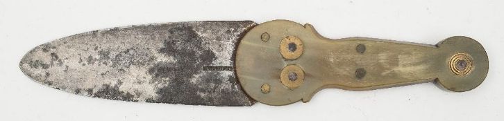 A 19th century North American Dag knife by I & H Sorby:,