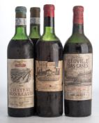 Two bottles of Chateau Fonreaud 1958 Listrac,