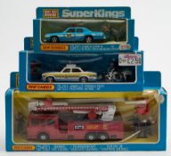 Matchbox Super Kings, a group of emergency vehicles:, K-39 Snorkel Fire Engine,