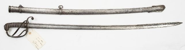 A British 1822 pattern Light Infantry Officer's sword by J G Nutting, London:,