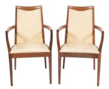 A G-Plan eight piece teak dining suite:,