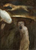 * Barry Burman [1943-2001]- The Ghost of a Horse,:- signed and dated '90 bottom right mixed media,