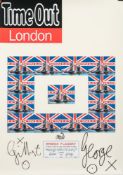 Gilbert and George - Time Out - London Bridge Poster, 2009: signed, 70 x 48cm, unframed.