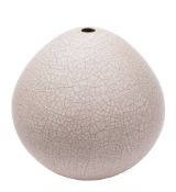*David Leech (1911-2005) a porcelain vase: of thinly potted egg-shaped form with narrow aperture