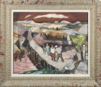 * Vernon B Smith [1894-1969] - Provincetown, Cape Cod,:- signed and dated 1950 oil on board,