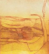 Bryan Ingham [1936-1997]- St Ives Cottage,:- pencil drawing, 38 x 50cm,