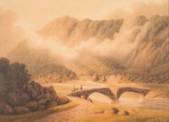 British School 18/19th century- A group of eight various watercolours.
