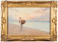 George Edwards Robertson [1864-1920]- Sunset on the Coast,