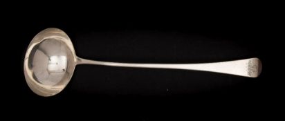 A William IV silver Old English pattern soup ladle, maker George Smith III & William Fearn, London,