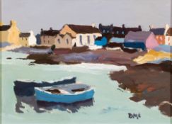 * Donald McIntyre [1923-2009]- A coastal village, possibly the Isle of Whithorn,