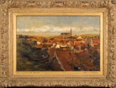 Jan Hillebrandt Wijsmuller [1855-1925]- Hague Rooftops,