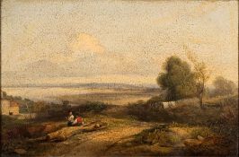 Attributed to Henry Brittan Willis [1810-1884]- A view along the coast,