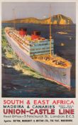 A Union-Castle Line 'South & East Africa' service poster after Odin Rosenvinge (1880-1957):,