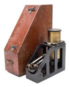 A WWII period Admiralty Pattern MK III Inspector's clinometer, 45° by E R Watts & Son, London:,