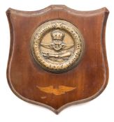 A WWI period unofficial ward room badge for RNAS Cranwell:,