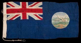 A late 19th/early 20th century Falklands Islands Flag (1876-1925 version):,
