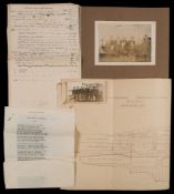 A WWI period photograph of FEC Davies and Officers aboard HMS Blanche:,