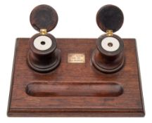 HMS Collingwood, A desk stand constructed from the ship's teak:,